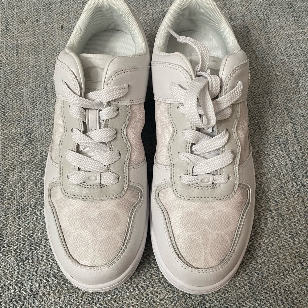 Coach White Sneakers Minimalist Design